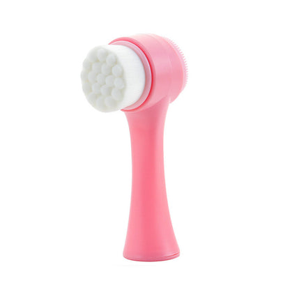 Facial Cleansing Brush Double Sided Soft Bristle