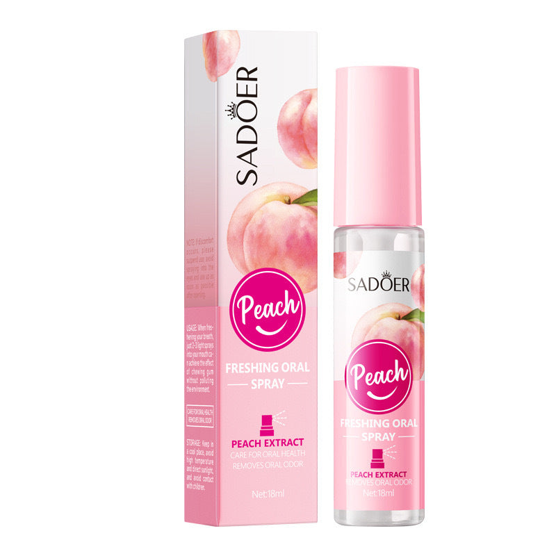 Peach Lemon Mint Oral Freshener Spray