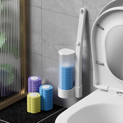 Disposable Toilet Brush Set – 30 Pcs Deep Cleaning Kit
