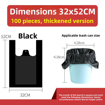 Thickened Vest-Style Disposable Garbage Bags