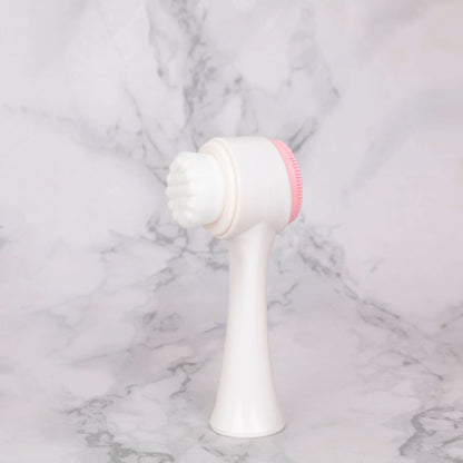 Facial Cleansing Brush Double Sided Soft Bristle