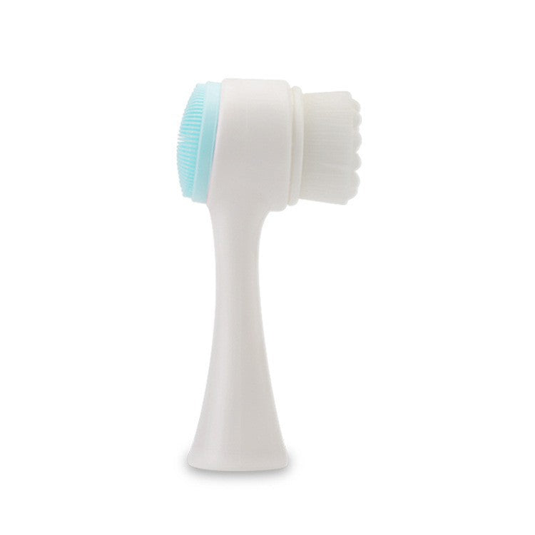Facial Cleansing Brush Double Sided Soft Bristle