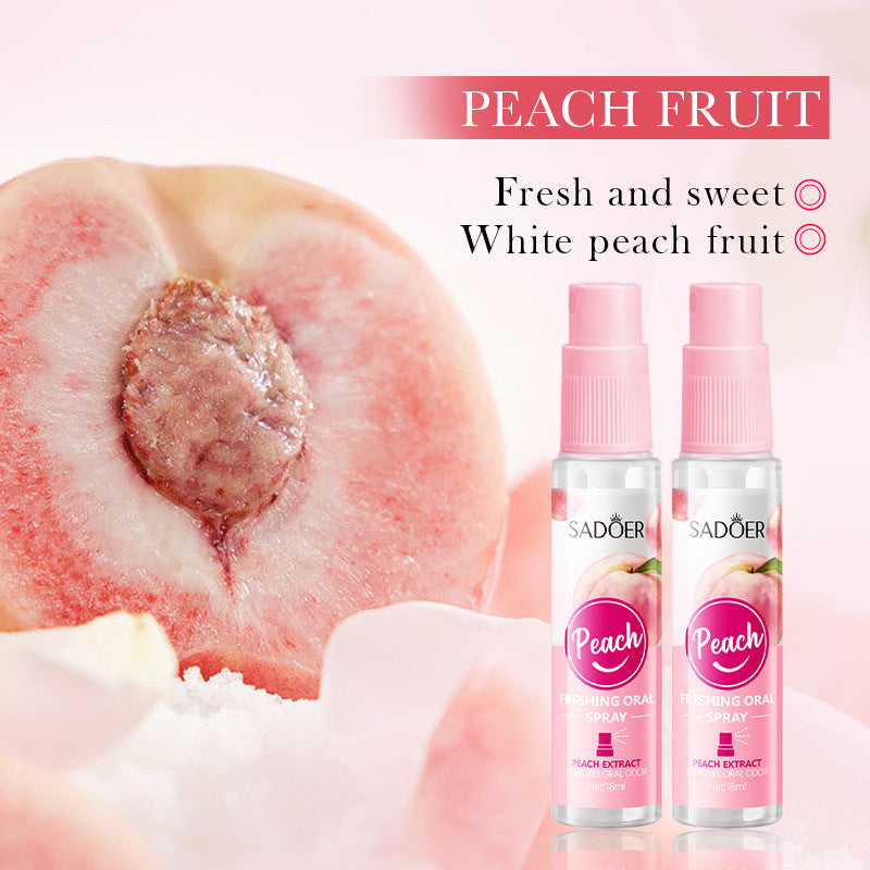 Peach Lemon Mint Oral Freshener Spray