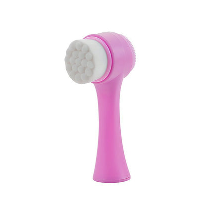 Facial Cleansing Brush Double Sided Soft Bristle