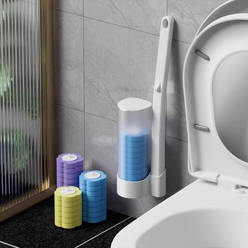 Disposable Toilet Brush Set – 30 Pcs Deep Cleaning Kit
