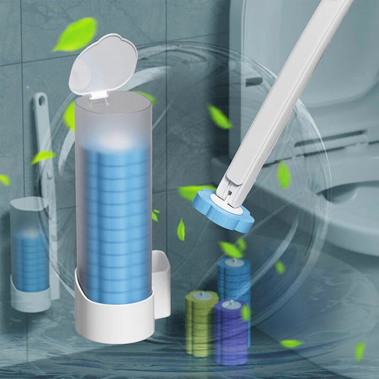 Disposable Toilet Brush Set – 30 Pcs Deep Cleaning Kit