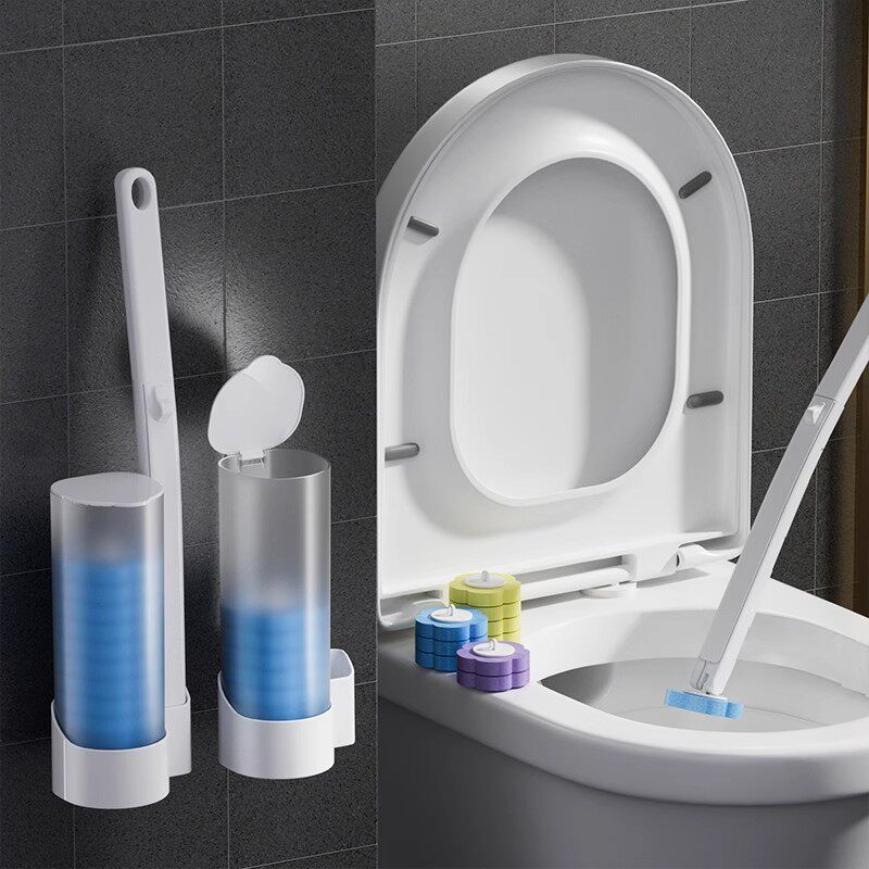 Disposable Toilet Brush Set – 30 Pcs Deep Cleaning Kit