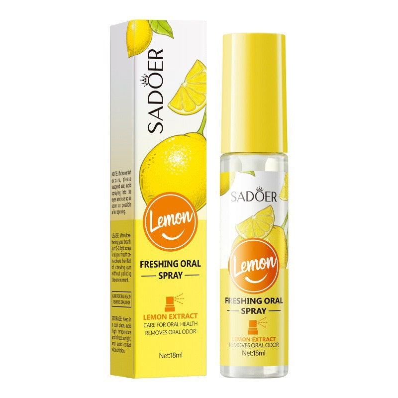 Peach Lemon Mint Oral Freshener Spray